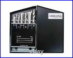 18-Pc High-Speed Steel Tap and Drill Set, Ideal for Versatile Metal Projects