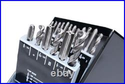 18-Pc High-Speed Steel Tap and Drill Set, Ideal for Versatile Metal Projects 18-Pc High-Speed Steel Tap and Drill Set, Ideal for Versatile Metal Projects
