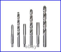 18-Pc High-Speed Steel Tap and Drill Set, Ideal for Versatile Metal Projects