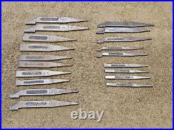 19 S. W. Card Thread Files Chaser Cleaner Tap And Die Gage Gauge