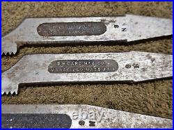 19 S. W. Card Thread Files Chaser Cleaner Tap And Die Gage Gauge