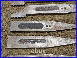 19 S. W. Card Thread Files Chaser Cleaner Tap And Die Gage Gauge