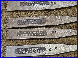 19 S. W. Card Thread Files Chaser Cleaner Tap And Die Gage Gauge