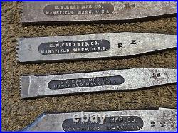 19 S. W. Card Thread Files Chaser Cleaner Tap And Die Gage Gauge