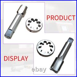 1-3/8-24 Tap and Die Set, UNS, Right Hand, Grade 2B 2A, 4 Flute Straight Tap