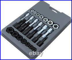 26-Piece Thread Restorer Tap Die Set Steel for Repairs and Maintenance