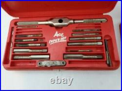 (2) ACE SUPER HEX SET OF TAPS AND DIES NO. 606 withBOX, HENRY L. HANSON INCOMPLETE