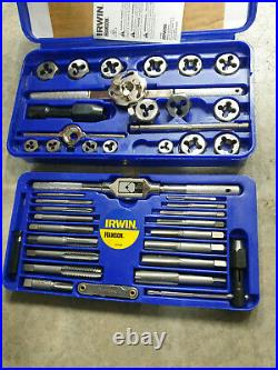 2sets Irwin Machine Screw with Fractional Tap and Hex Die Set