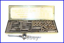 39 Piece SAE Tap and Die Set Vintage 1960's 1970's