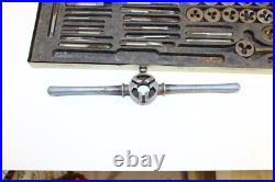 39 Piece SAE Tap and Die Set Vintage 1960's 1970's