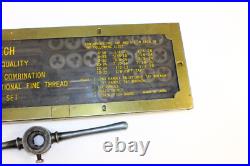 39 Piece SAE Tap and Die Set Vintage 1960's 1970's