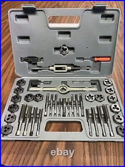 40Pcs/Set Tap And Die Set HSS High Speed Steel TND-40-HSS