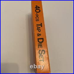 40 Piece TAP and DIE SET METRIC Fine Carbon Steel Tool SET Made In Japan