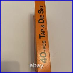 40 Piece TAP and DIE SET METRIC Fine Carbon Steel Tool SET Made In Japan