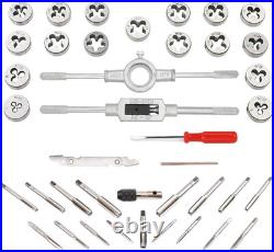 40-Piece Tap and Die Set with Storage Case Essential Threading Tools by