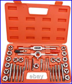40-Piece Tap and Die Set with Storage Case Essential Threading Tools by