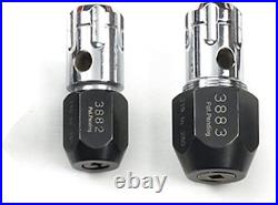 42 PC Silver Ratcheting T Handle Tap and Die Set with Reversing Lever