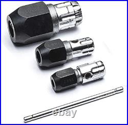 42 PC Silver Ratcheting T Handle Tap and Die Set with Reversing Lever