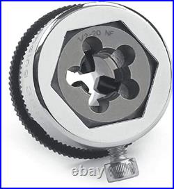 42 PC Silver Ratcheting T Handle Tap and Die Set with Reversing Lever