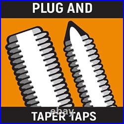 42 PC Silver Ratcheting T Handle Tap and Die Set with Reversing Lever