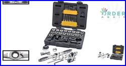 42 Piece Metric Ratcheting Tap and Die Set Professional Threading Tools
