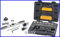 42 Piece Metric Ratcheting Tap and Die Set Professional Threading Tools