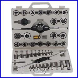 45Pcs Master Tap and Die Set, Tap Die Set with Fine/55° Cylindrical Pipe Threads