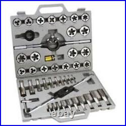 45 PC Tap and Die Set SAE to 1 Warranty Both Coarse and Fine Set Warranty
