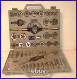 45 PC Tap and Die Set SAE to 1 Warranty Both Coarse and Fine Set Warranty