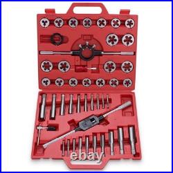 45-Piece Large Tap and Die Set SAE 1/4-1 in Coarse & Fine Threadstttttttt