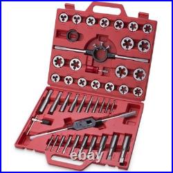 45-Piece Premium Large Size Tap and Die Set Metric M6, M8, M10, M12, M14