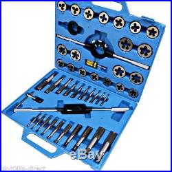 45pc Jumbo AF Tap And Die Set National Coarse and Fine Threads
