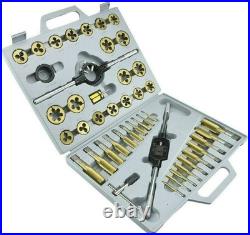 -45pc Large-diameter Titanium MM Metric Tap & Die Threading Tool Set