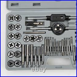 60X Tap and Die Set Quality Alloy Steel Metric Imperial Thread Taper Drill Tool