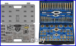 60 PCS Tap and Die Set Metric and Standard Sizes & 86Pc SAE & Metric Tap Set and