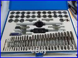 60 PIECE COMBINATION TAP AND DIE SET METRIC & SAE NEW 4/23/12