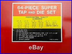 64 piece super tap and die set