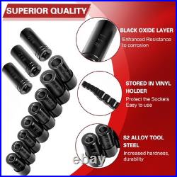 70700 Tap Socket Set, Magnetic Socket Adapter for Tap and Die Use, Fits Metri