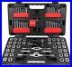 75-Pc SAE & Metric Tap and Die Set Hex Threading Dies for Threading and Rethread