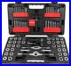 75-Pc Tap and Die Set for SAE & Metric Threads, M3-M12, #4-1/2