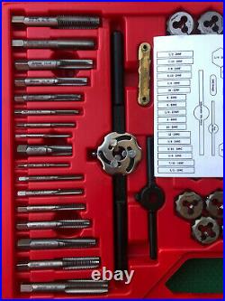 76 Pcs Snap On TDTDM500A Tap and Die Set Metric and SAE Tool