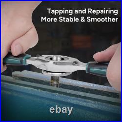 76-Piece SAE/Metric Tap and Die Set with Extendable Ratcheting Tap Handle, Re