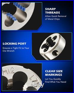80Pc Tap and Die Set in SAE and Metric Sizes, Metric and Standard Tap Set and Di