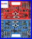 80Pcs Tap and Die Set, SAE & Metric Tap Die Wrench Set, Metric Standard M3 to M1