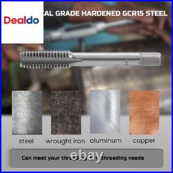 80Pcs Tap and Die Set, SAE & Metric Tap Die Wrench Set, Metric Standard M3 to M1