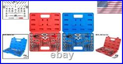 80-Pc Tap and Die Set SAE Inch/Metric, Coarse/Fine Threads