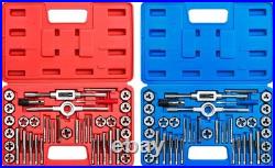 80-Pc Tap and Die Set SAE Inch/Metric, Coarse/Fine Threads