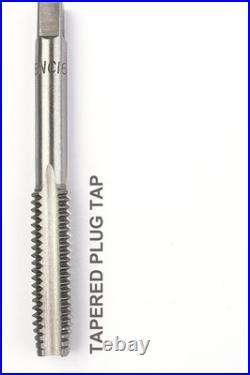 80-Piece SAE and Metric Tap and Die Set SAE Inch Size to 1/2 and Metric S