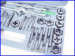 80 piece TAP AND DIE SET both SAE & METRIC CASES Auto Mechanic Millwright