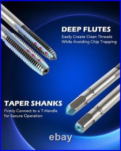 80pc Tap and Die Set SAE Metric Sizes